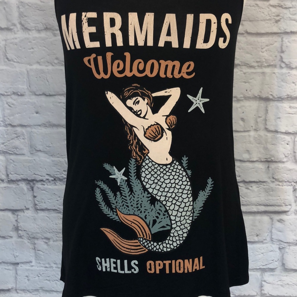 Bear Dance | Mermaids Welcome Graphic Tank Top - Picture 4 of 8